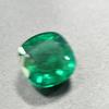 Certified Natural Zambian Green Emerald 9.75 Ct Cushion Cut Loose Gemstone