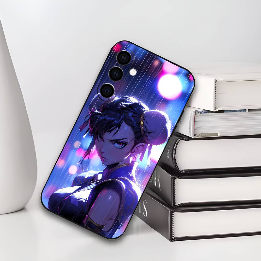 S-Street Fighter ChunLi Chun Li Phone Case Silicone Soft For Samsung Galaxy A73,A72,A71,A70,A53,A52,A51