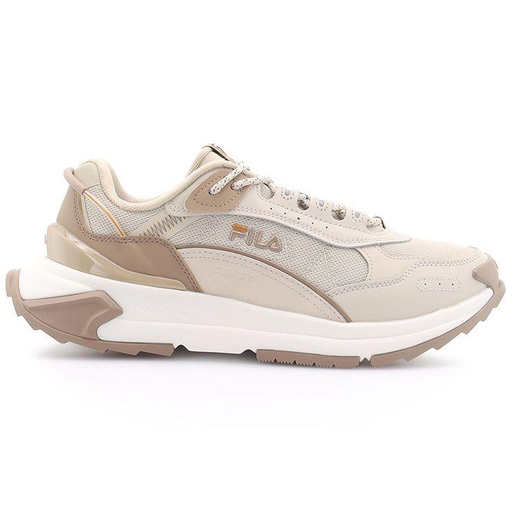 Fila Fashion Sneakers Corsa Round Toe Low Top Running Shoes Men Sneakers Oatmeal F12M144161FOG
