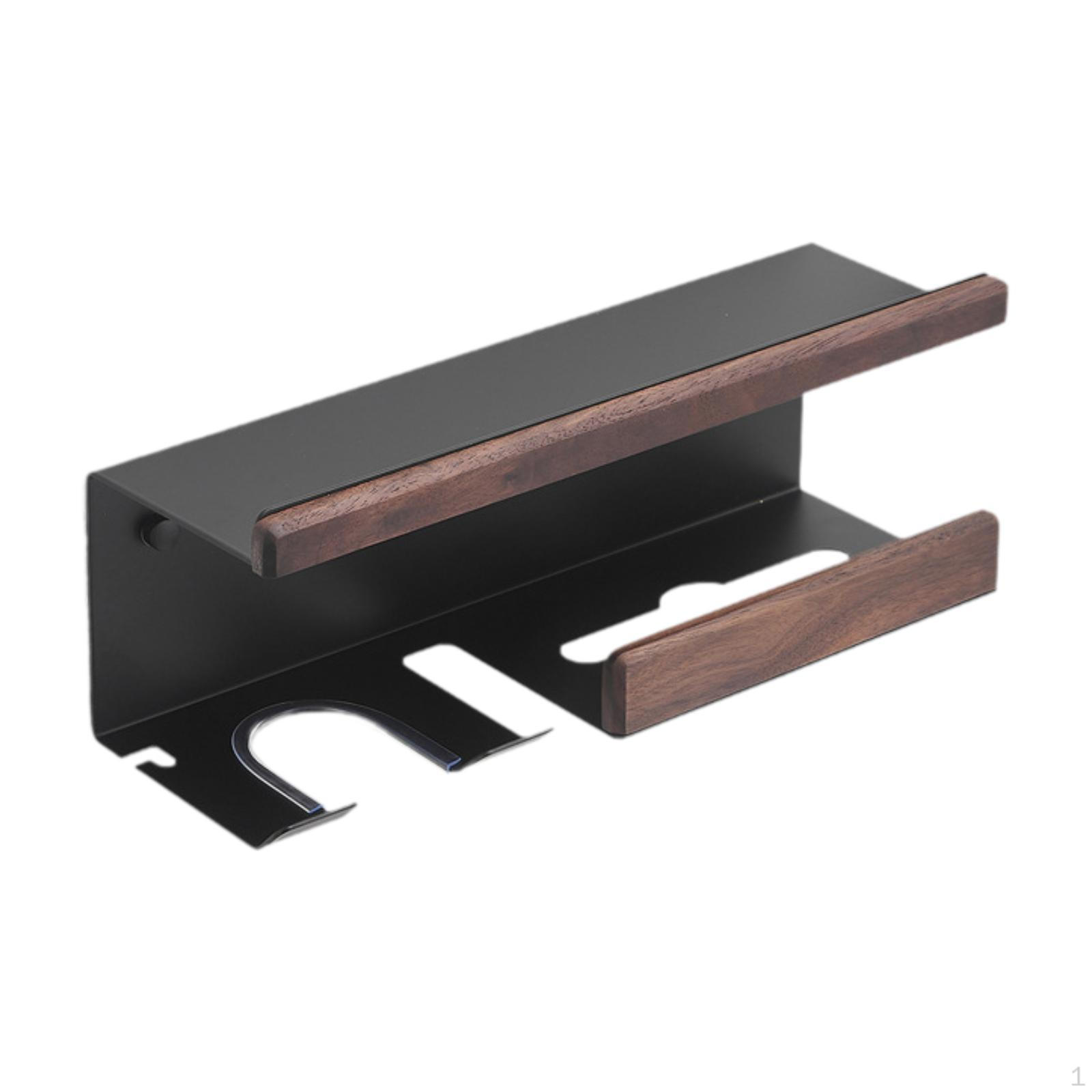 

Стойка для хранения фена, практичный многофункциональный инструмент для укладки, органайзер для инструментов для волос, фен чёрный