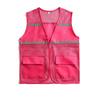 Vlastní logo Prodyšná síťovaná reflexní vesta pro veřejné služby a dobrovolnické aktivity