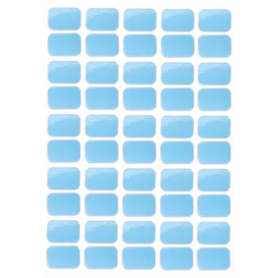 50pcs Abs Stimulator Training Gel Sheet Pads Replacement Accessory for Abdominal Muscle Trainer