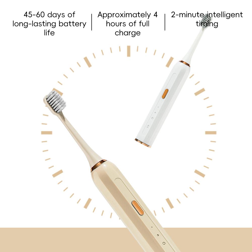 Sonic Electric Adult Toothbrush Battery/USB Rechargeable IPX6 Waterproof Toothbrushes High Frequency Cleaning Oral Healthy Care