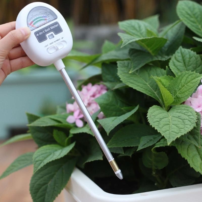 Digital Soil Acid Base Meter with Moisture Fertility & Sunlight Detection Strong Plastic Build Easy to Read Display ABS
