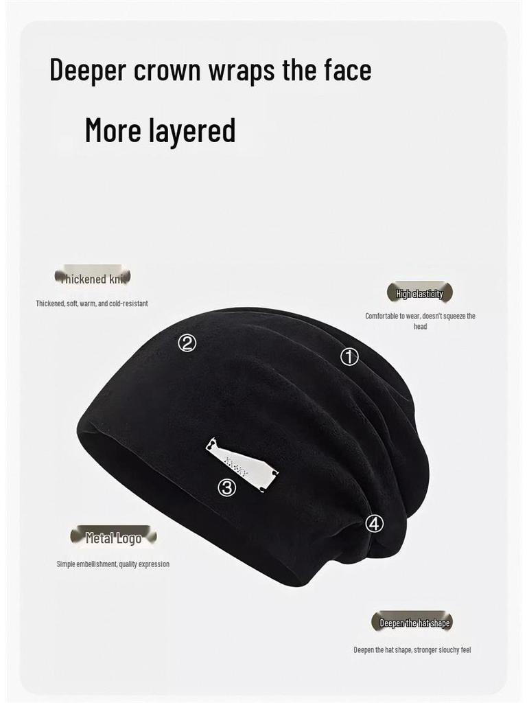 Women's Slouchy Beanie: Stylish, Roomy, Postpartum Turban Hat