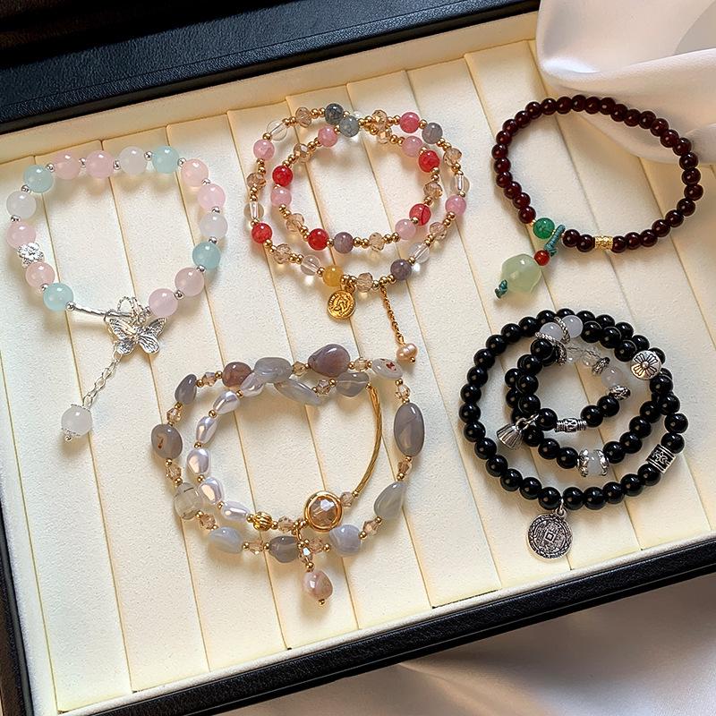 2025 Trendy Pearl Zircon Flower Bow Bracelet: Women's Chic, High-End, Versatile Design