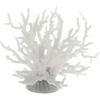 Colorful Coral Reef Decor, Mini Faux Coral Decor for Aquarium Decorations, 6.5x5.83inch (White)