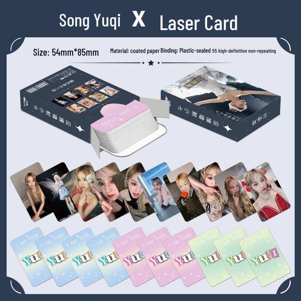 Official (G)I-DLE Photo Card Set: Song Yuqi, Cho Miyeon, and Ye Shuhua Lomo Cards - Female Group Merchandise Album