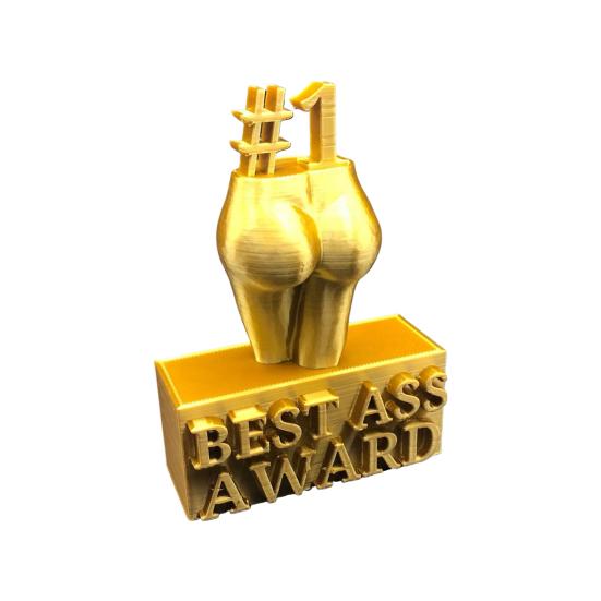 Best Ass Award Creative Best Boobs Award Ornament Funny Golden Trophy Statue for Home Party Decoration