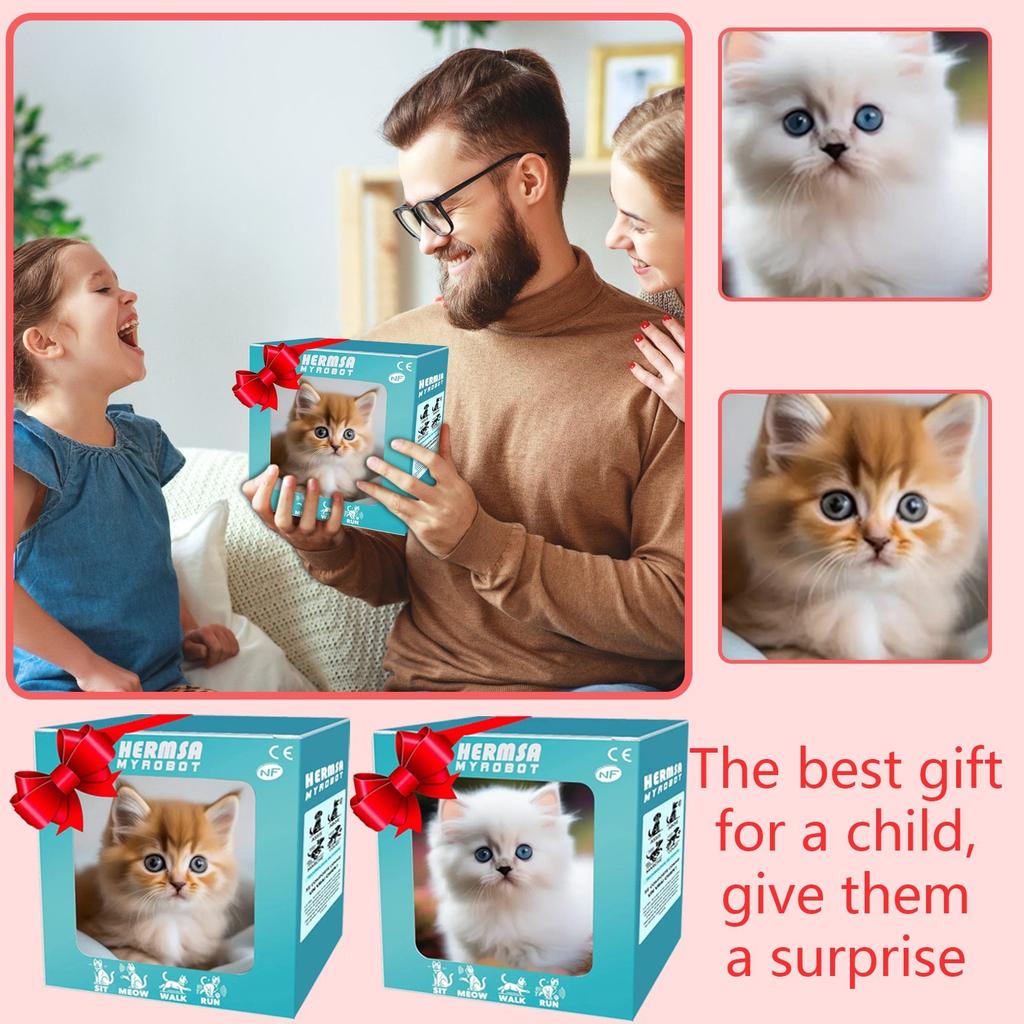Cute Robot Cat Activity Plush Doll Suitable As A Children's Gift
