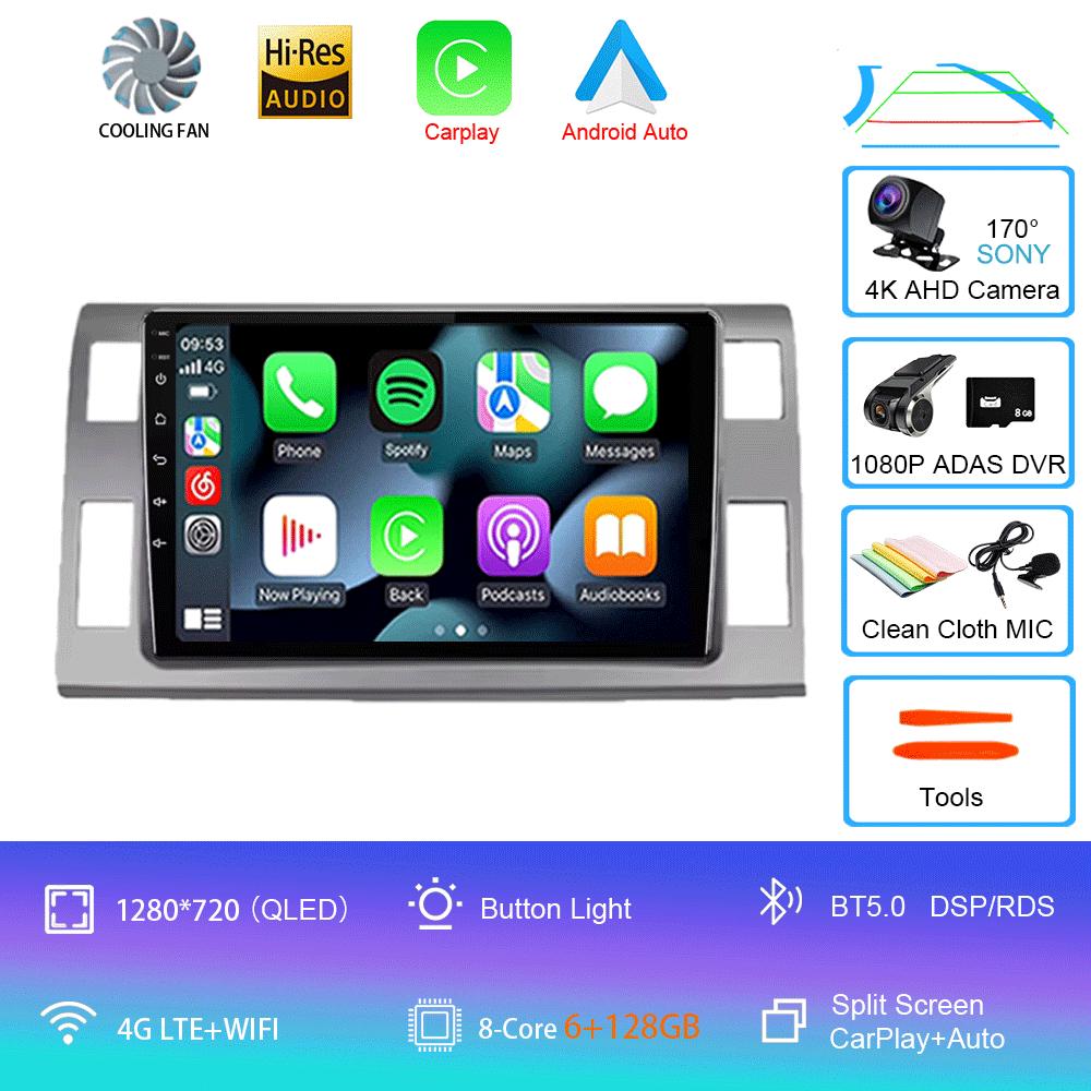 Car Radio Android 14 For Toyota Previa XR50 3 III Estima 2006-2019 DSP Multimedia Player GPS Stereo Autoradio 2 Din Stereo