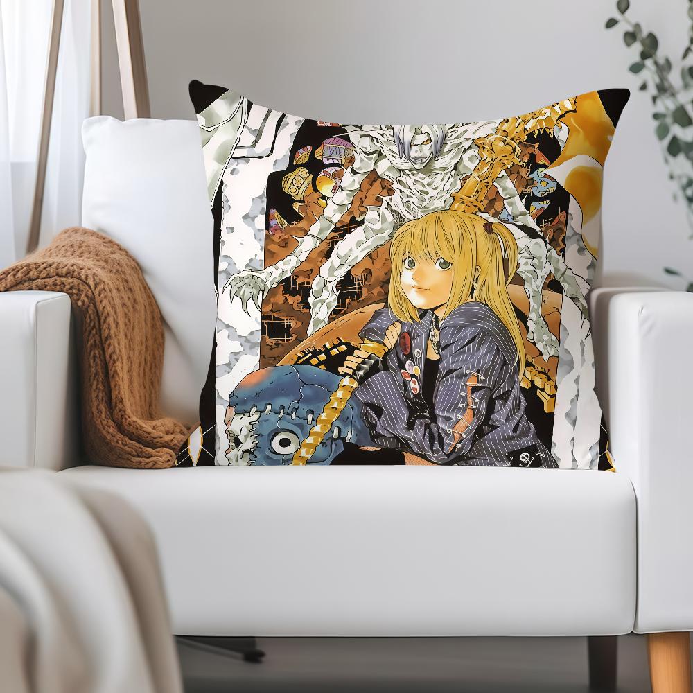 ANIME D-Death N-Note Misa Amane Pillow Case Applicable Space For Guest Rooms Interiors Cars Office House Decoration