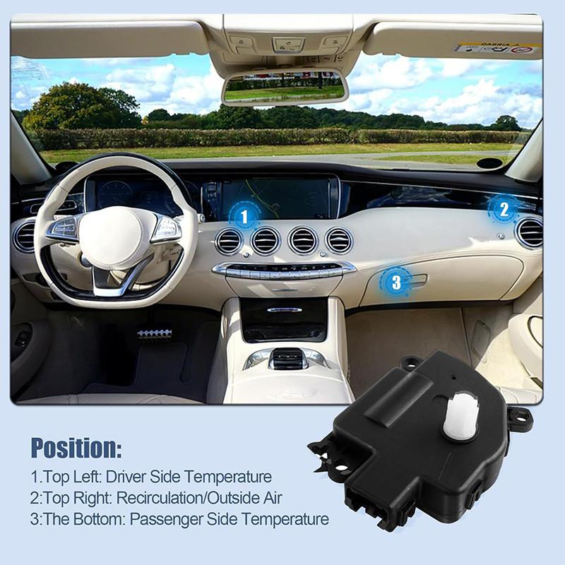 Car HVAC Heater Blend Air Door Actuator Fit for Chrysler/Dodge/Ram/Jeep Chrysler/Dodge/Ram/Jeep