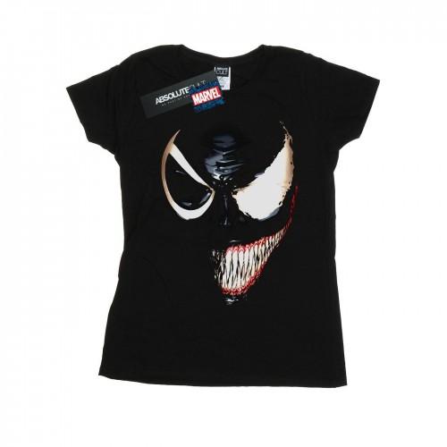 Marvel Womens/Ladies Venom Split Face Cotton T-Shirt