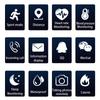 Intelligentes Bluetooth-Uhrenarmband Armband Sport-Fitness-Tracker Mate Phone