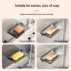 Chahua Space Aluminum Punch-Free Bathroom Soap Dish Organizer