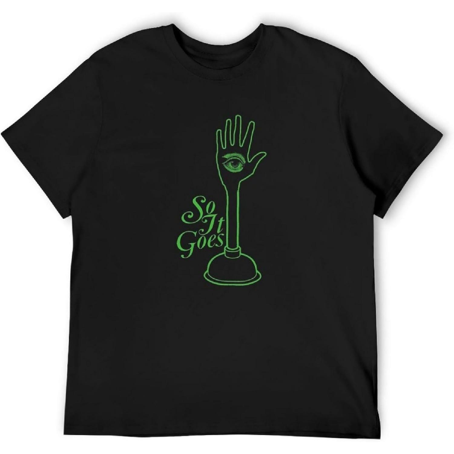Danshaosu Vonnegut Tralfamadorian So It Goes Cult Literature Casual Round Neck T Shirt Black S чёрный