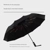 24-Rib Double-Rib Umbrella, Enlarged and Reinforced, Thickened, Fully Automatic, Dual-Use for Sun and Rain, Sunshade Umbrella for Men and Women
