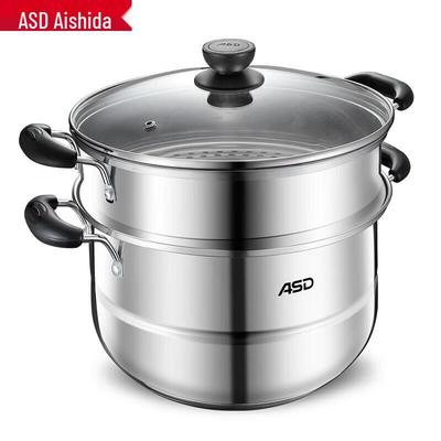 ASD 26cm Stainless Steel 3-Layer Steamer