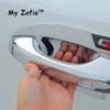 For Changan CS55 PLUS 2023 2024 2025 Car Carbon Fiber Car Door Handle Bowl Cover Trim Protect Exterior Decoration Accessories