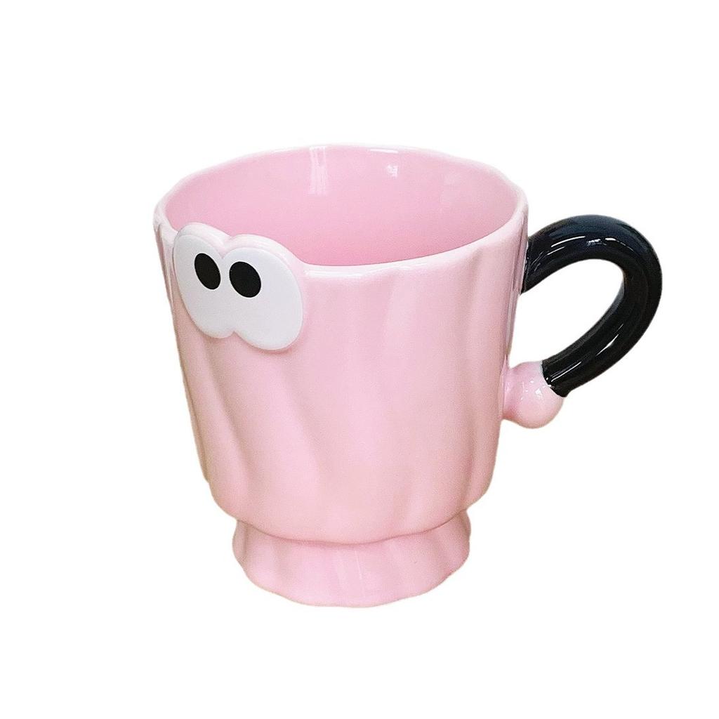 Mug with High Appearance and Cute Goblet Cup Ceramic Girl's Heart Cup for Home Use To Give Birthday Gifts To Girls' Best Friend