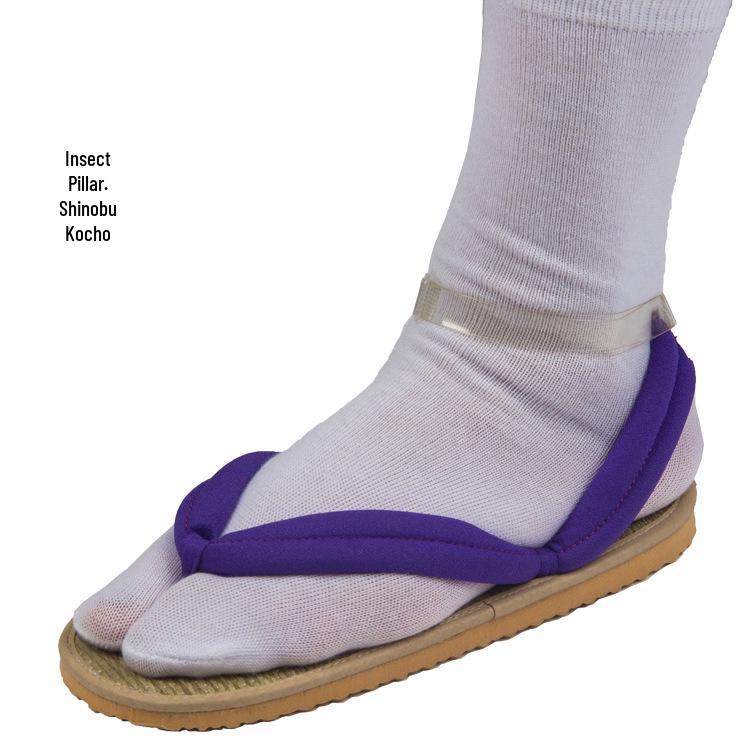 Demon Slayer Nezuko & Shinobu Holzschuhe - Cosplay Schuhe für Erwachsene & Kinder 21CM gray