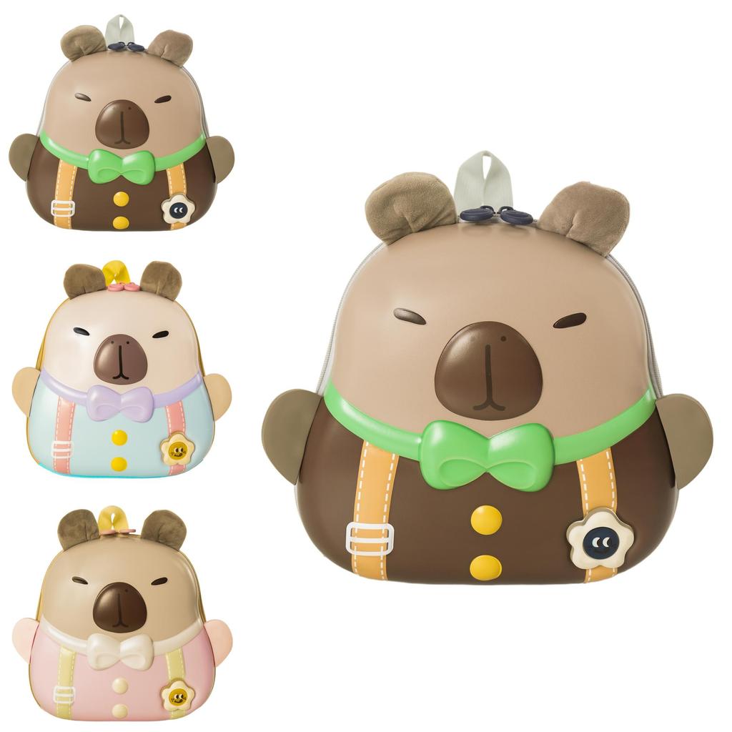 Childrens Cartoon Capybara Mini Backpack With Breathable Eva Material For Kindergarten School Use