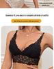 Lace Wire-Free Bra Set: Seamless, Anti-Sagging Triangle Cup Lingerie for Women with Small Busts