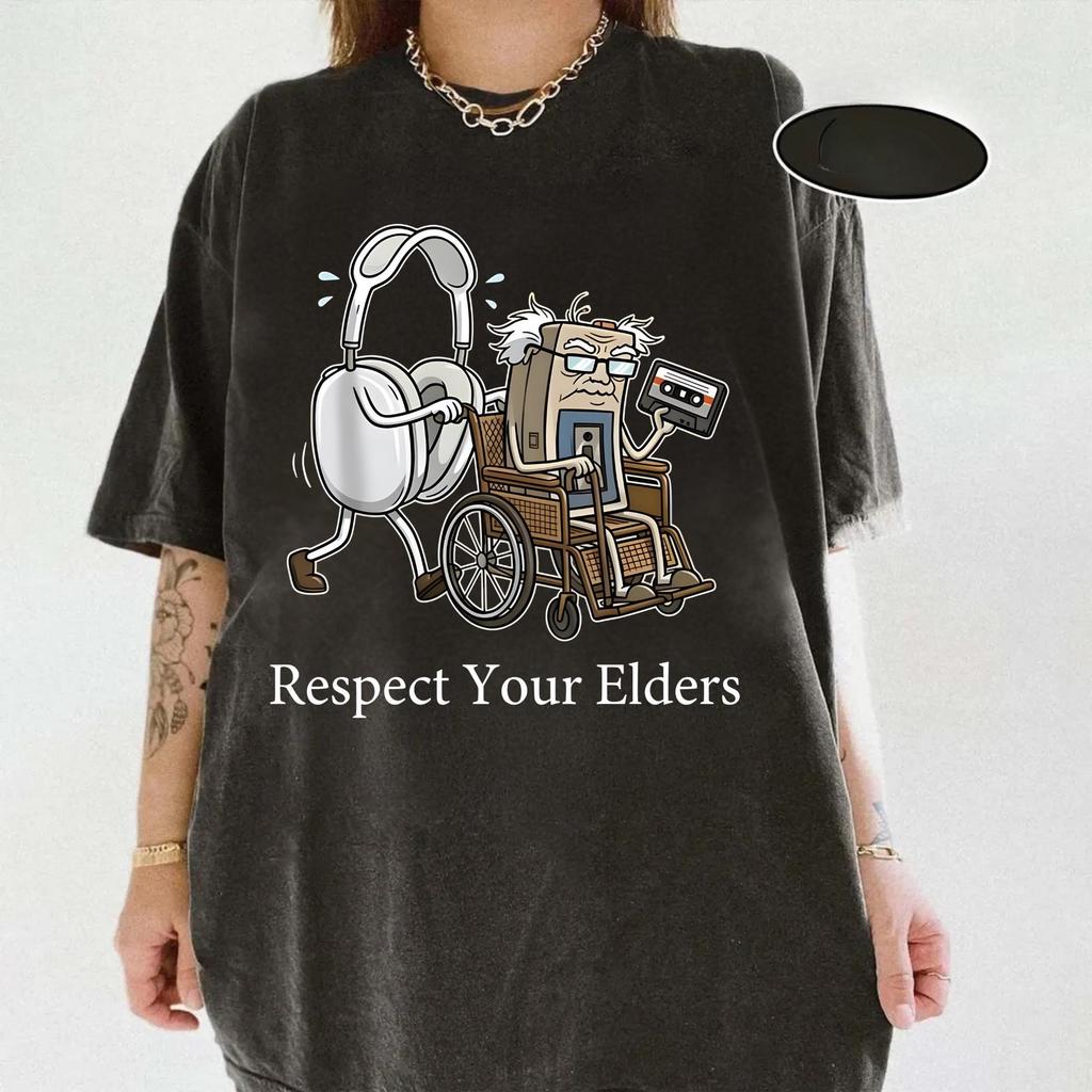 Game and Technology Focus Retro Respect for Elders Tshirt Oldfashioned Game Controller Tshirt Fun Grandpa Gamer Tshirt