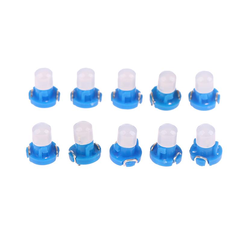 10Pcs T3 Dash Indicator Light Panel Bulb Cob 1Smd Wedge Led Instrument Lamp