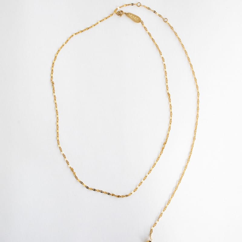 MERRYMOTIVE Collana lunga a catena dorata scintillante