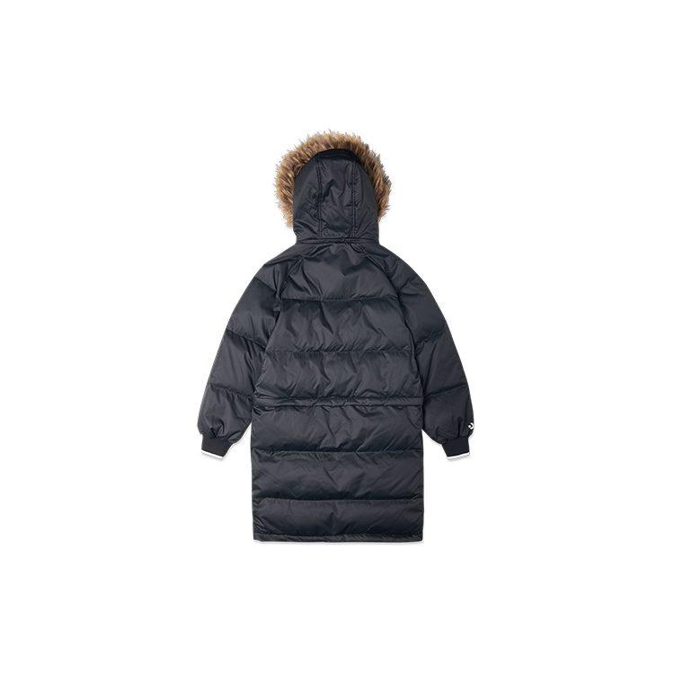 Converse Down Jackets Women's Ink Black Hooded Moderate Other 10020023-A02