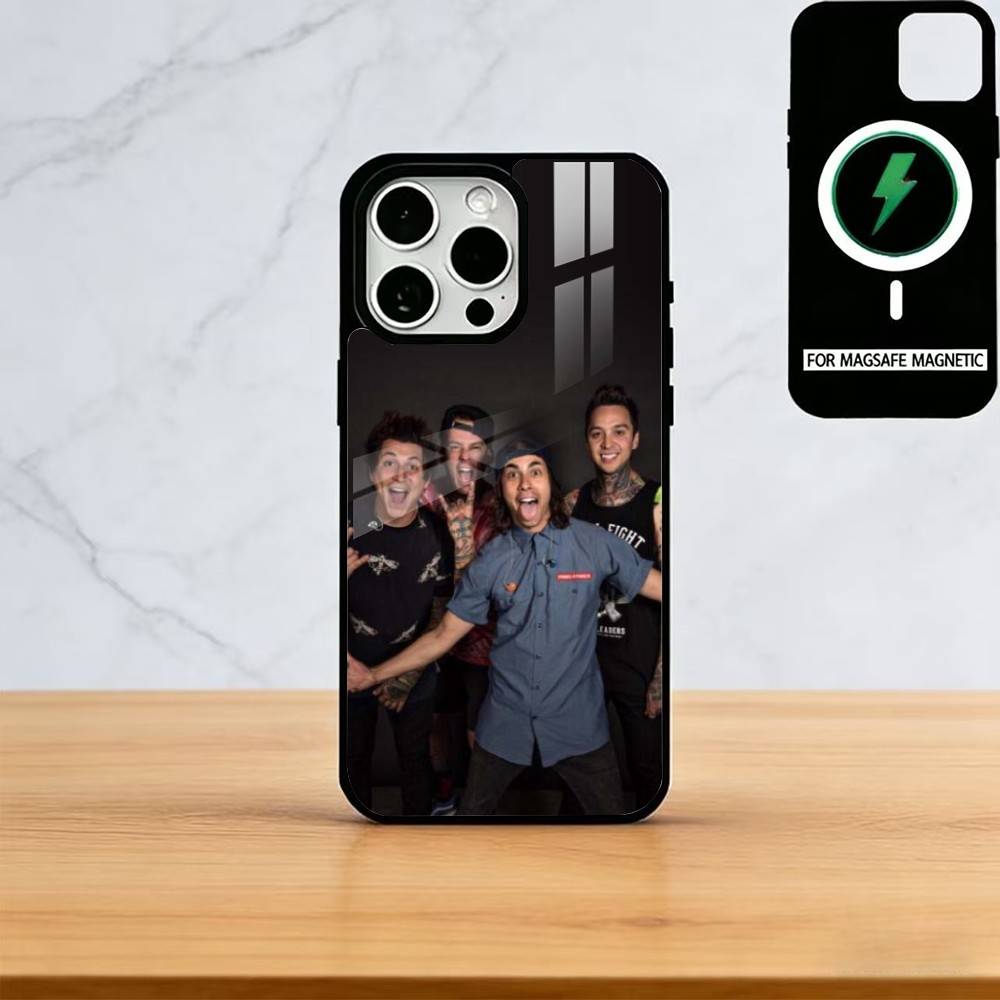 P-Pierce The Veil Band Phone Case For iPhone17,16,15,14,13,12,11 Plus,Pro Magnetic with Magsafe Wireless Charging