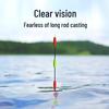 High Sensitivity Thickened Lead-Free Fishing Float for Crucian Carp - Eye-Catching, Self-Standing Design for Big Fish