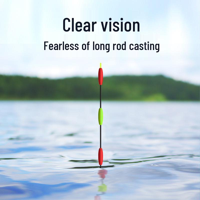 High Sensitivity Thickened Lead-Free Fishing Float for Crucian Carp - Eye-Catching, Self-Standing Design for Big Fish
