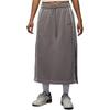 Flugfleece Gestreift Seitenschlitz Locker Binde Strick Langer Rock Damenröcke IF1033-016