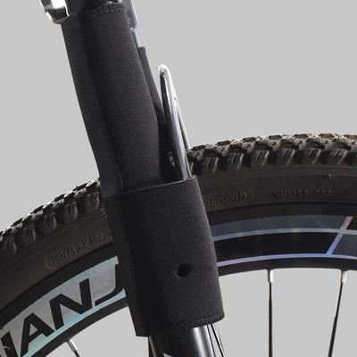 2PCS Bike Fork Protector Covers, Dust Proof Scratch Resistant Frame Wrap Pads, Nylon Fabric with Hook Loop for Mountain Bicycle