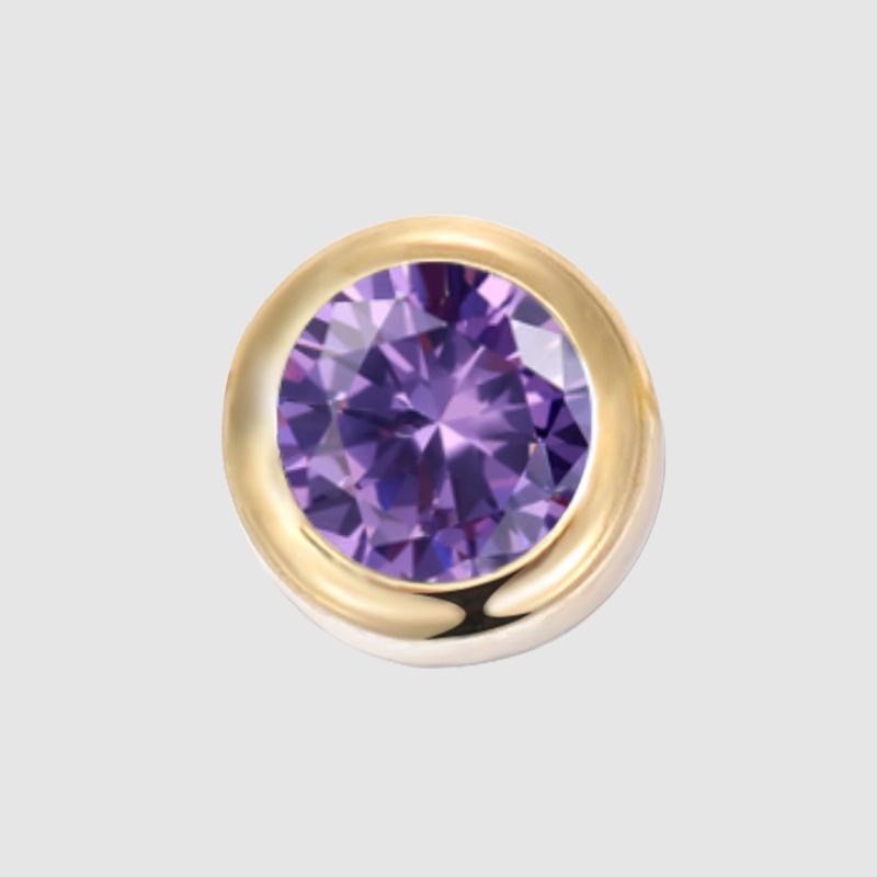 

December Inlaid Rhinestone Necklace & Bracelet Stainless Steel DIY Pendant Charms Steel