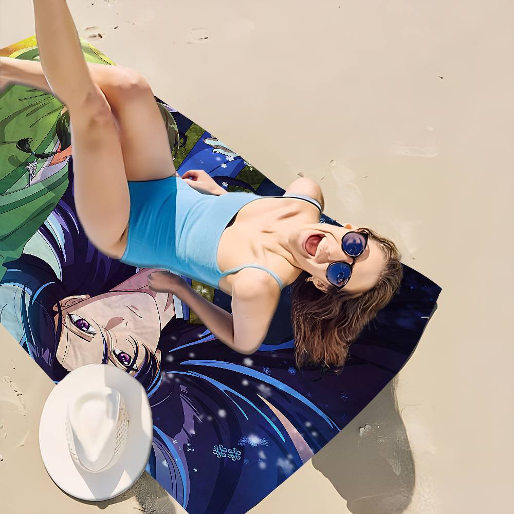 T-The Apothecary Diaries Microfiber Printed Beach Towel Mountain Climbing Yoga Beach Swimming Running Absorbent Soft Towel