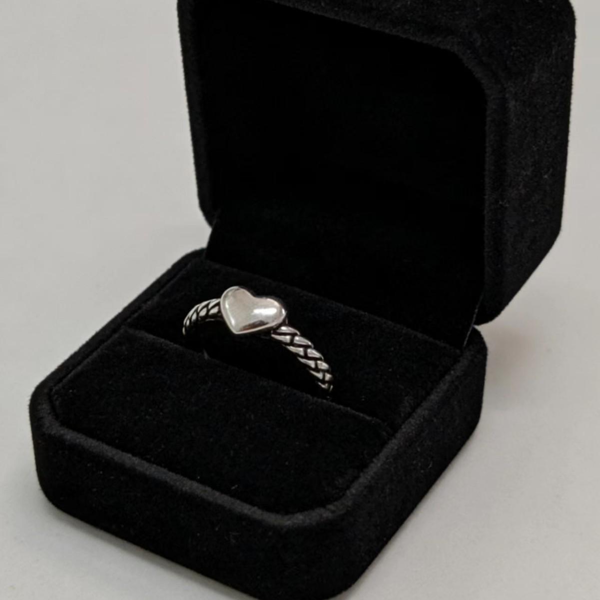 Women s 925 Sterling Silver Smiley Face Heart Ring - Trendy, Retro, Adjustable Open Design. Silver Heart