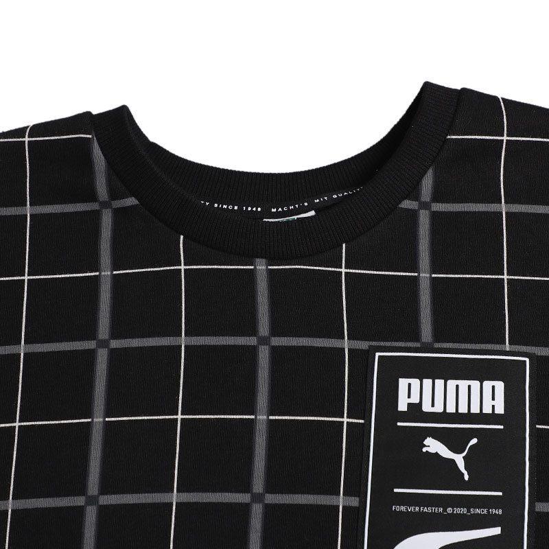 Puma Sweatshirts Women's Black Crew Neck Moderate Regular 597892-51