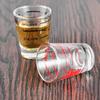 Heavy Duty Glass Cups Multi-scale Measuring Cups Heavy Glass Shot Glass Measuring Cups with Scale for Kitchen Bar for Baking