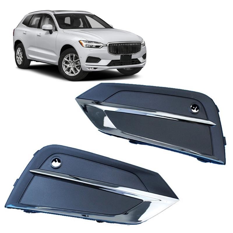 1 par Bilens Främre Bumpergaller Bilaccessoar 31449213 31694539 31425187 för XC60 MK2 Dimljusgaller Ersättning