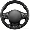 For Toyota Supra GR A90 A91 MK5 -2024 Red Stitch Car Steering Wheel Cover DIY Suede Interior Accessory