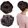 Accessoires de Cheveux TEMPERIA Pour Femmes Élégant - Fabricant de Faux Beignets Artificiels Scrunchies pour Mariage - Extension de Chignon Désordonné Juda avec Élastique en Caoutchouc
