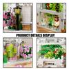 Non-Toxic 597Pcs Building Blocks Toy City Street View Flower Shop Model Compatible Others Bricks Sets Educational Toys Christmas Gifts