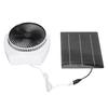 Solar Panel Fan Kit 7W 5V Portable Solar USB Fan for Greenhouses Pet Houses Indoor Outdoor