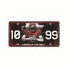Vintage Tin Art with 1530 License Plate Design: Ideal for American - style Background Wall Decor