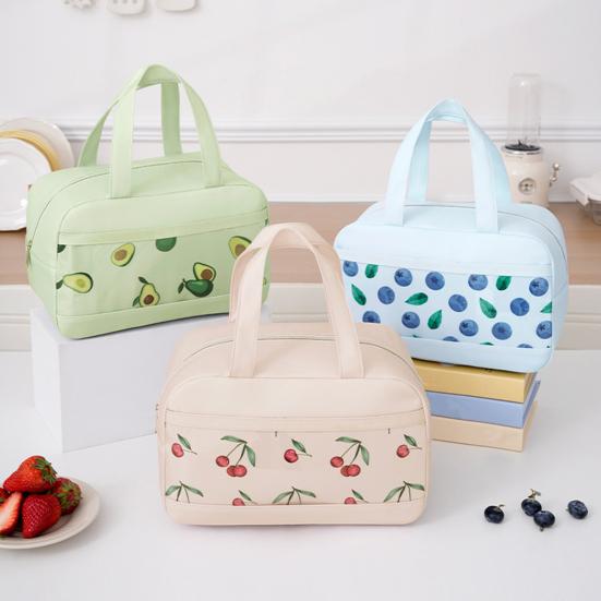 Cartoon Lunch Bag Insulated Thermal Bento Box Picnic Tote Waterproof Leak-proof Cooler Ice Pack Portable Kid School Lunch Bags