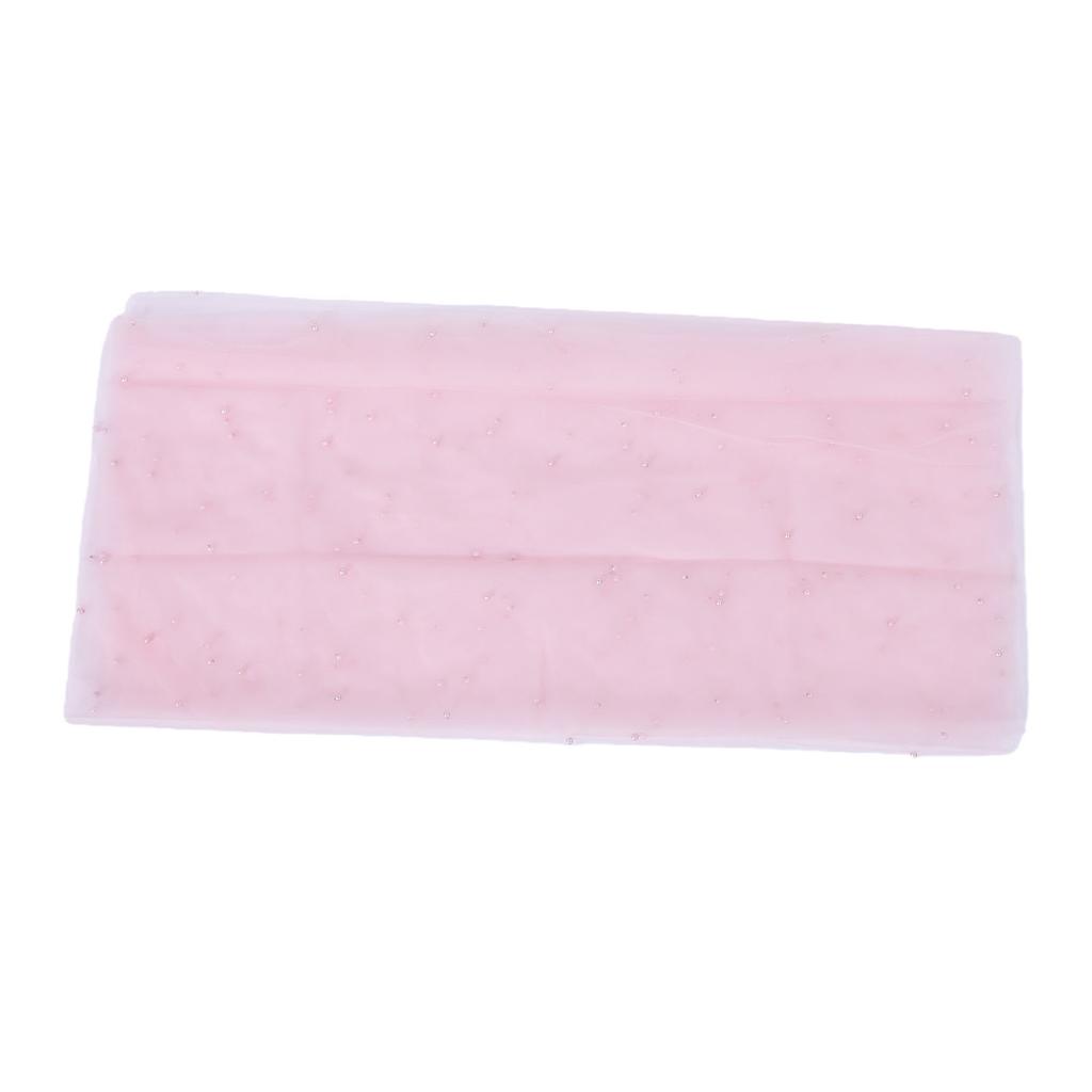 Prl Table Runner Romantic Prl Tulle Gauze Tablecloth Wedding Table Decor for Birthday Party Anniversary Holiday